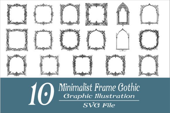 Download Minimalist Gothic Frame Graphic Bundle - Bundle Collection