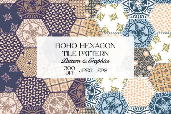 Download Boho Tile Seamless Pattern Bundle - Bundle Collection
