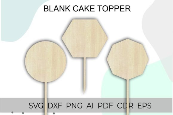 Download Blank Shape Cake Topper Svg Bundle - Bundle Collection