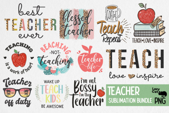 Download Teacher Sublimation Bundle - Bundle Collection