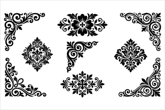 Download Vintage Floral Ornament Bundle - Bundle Collection