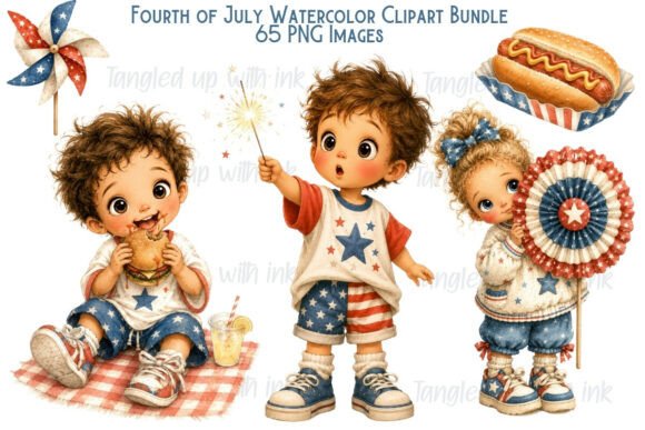 Download Fourth of July Clipart Bundle - Bundle Collection