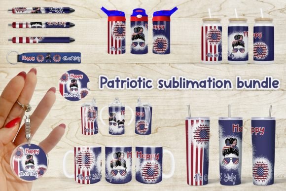 Download Patriotic Sublimation Design Bundle - Bundle Collection