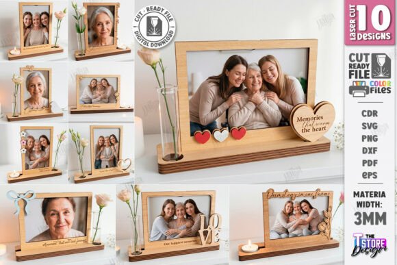 Download Photo Frames and Candle Holders Bundle - Bundle Collection