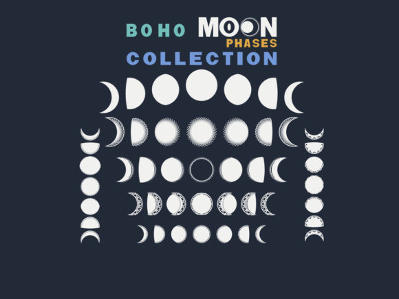 Download Boho Moon Bundle SVG - Bundle Collection