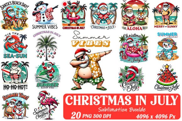 Download Christmas in July Sublimation Bundle - Bundle Collection