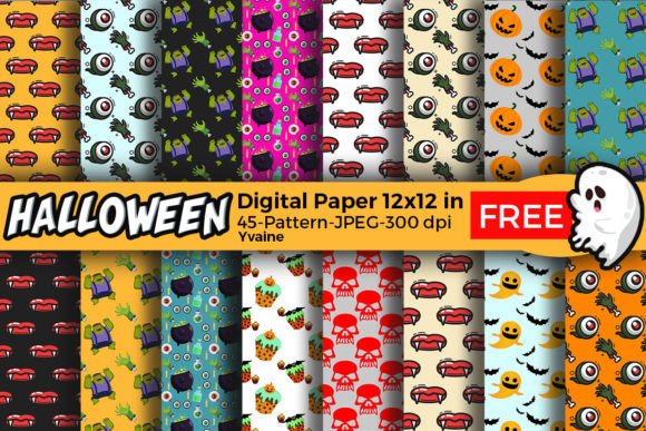 Download Halloween Digital Paper Pattern Bundle - Bundle Collection