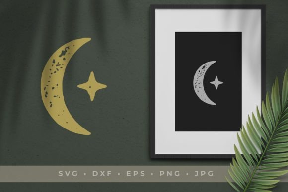 Download Magic Half Moon with Star Golden - Half moon Collection