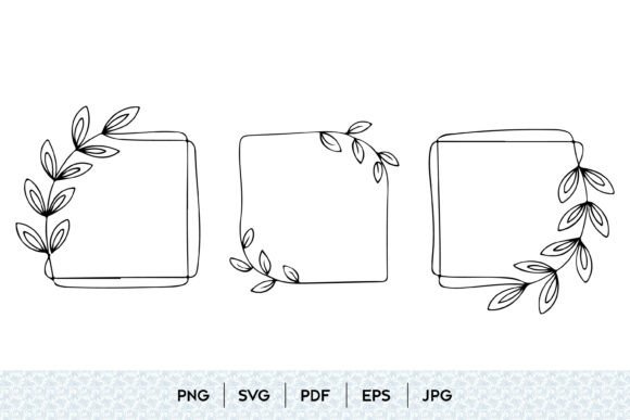 Download Botanical Frame SVG Bundle - Bundle Collection