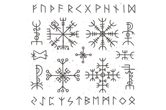 Download Mystical Viking Runes Symbols - Symbols Collection