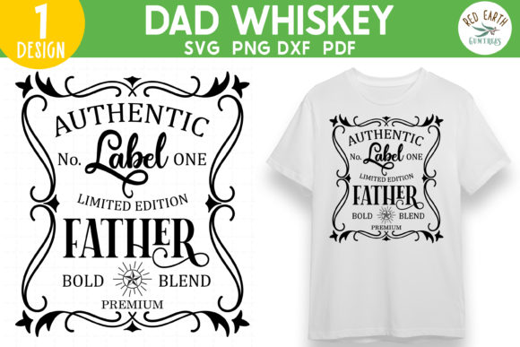 Download Dad Whiskey Label Svg Sublimation Design - Premium Resources