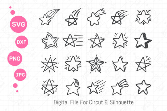 Download Hand Draw Star Bundle Svg | Sparkle Star - Bundle Collection