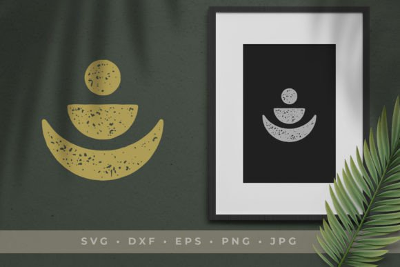 Download Abstract Esoteric Amulet with Half Moon - Half moon Collection